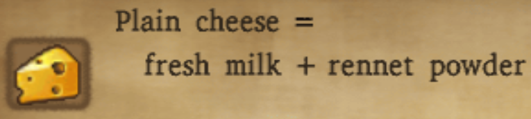Plain Cheese Alchemy Recipe